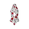 Traje de baño retro de una pieza europeo y americano para mujer, conjunto de falda de gasa con corbata y escote en V profundo, popular en Amazon, estampado floral al por mayor