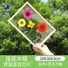 Marcadores de Libros de Flores Secas, Espécimenes de Plantas, Película de Sellado de Plástico, Colección Otoñal de Hojas de Arce, Materiales para Manualidades, Pegatinas Transparentes de Hojas, Borlas