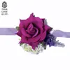 Produtos de Casamento Amados Flor de Pulso para Casamento Noiva de Casamento Madrinha Irmãs Flor de Mão Estilo Coreano Flor de Pulso de Tecido Flor de Mão