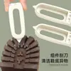 Cepillo de Gamuza 2 en 1 para Tenis, Descontaminación y Limpieza, Cepillo de Goma para Zapatos, Artículos de Cuero para Espacios de Pared, Zapatos de Cuero, Cepillo para Cuidado de Zapatos de Gamuza