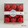 Conjunto de Pingentes Decorativos para Árvore de Natal Bola de Alta Qualidade Doméstico 2023 Novos Enfeites Pendurados Pequeno Pingente Saco de Material DIY