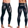 Ropa Íntima Sexy para Hombre de Comercio Exterior, Pantalones Ajustados de Cuero Patentado, Pantalones de Performance para Escenario de Discoteca DS, Envío Directo