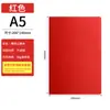 Caderno Kraft Personalizado A5 Simples Caderno de Notas em Couro Macio Costura à Mão Caderno Especial com Linhas Horizontais para Alunos do Ensino Fundamental e Médio