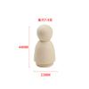 Manualidades de Madera Adornos Figuras de Madera Muñecas de Madera Pintadas Creativas para Niños Madera Natural Color Figuras Pequeñas de Madera Al por Mayor