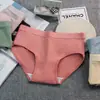 Ropa interior de algodón peinado para mujer, Bragas de cintura media para mujer, Ropa interior para niñas
