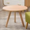 Moda simples moderna de madeira maciça pequena mesa de centro sala de estar mesa de centro atacado japonês mini pequena mesa redonda sofá mesa lateral mesa de chá