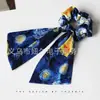 Venta directa del fabricante: Versátil Scrunchie Francés de Longitud Media Estilo Óleo, Goma para el Cabello, Cuerda para el Cabello