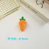 Peças Abertas de Pelúcia Desenho Animado Acessórios Fofos de Frutas Melancia Morango Abacate Cenoura Materiais Semi-acabados para Acessórios de Cabelo