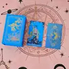 Baralho de Tarot Dourado Waite Carta de Tarot Tarot Impressão Colorida Carta de Tarot PVC Impermeável Jogo de Mesa de Tarot Toalha de Mesa
