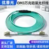 Cafetería OM3 Cable de parche de fibra óptica blindado 10G Multimodo Doble núcleo 4/6/8 núcleos Cable de fibra óptica LC-LC Youpu Optical