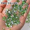 Rhinestones Redondos Pequeños de Fondo Plano para Uñas, Decoraciones de Uñas DIY, Rhinestones Usables para Uñas, Adornos Pequeños de Rhinestone, Rhinestones Mixtos para Uñas