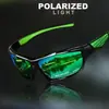 Óculos de sol polarizados masculinos transfronteiriços com película colorida para uso externo, visão noturna, motorista, óculos de sol para dirigir, óculos para esportes de ciclismo, óculos de proteção