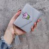 Bob Esponja 11 Monedero de Borla de Color Sólido Cartera Temu Cartera Corta Cartera Delgada Estilo Caliente Transfronterizo Disponible