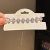 Pulsera Ovalada de Circonita Super Brillante, Lujo Ligero y Sensación de Alta Gama, Estilo Coreano, Exquisita, Moderna, Versátil, Joyería para el Día a Día al por Mayor