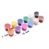 Pintura Acrílica en Barra Coloreada para Niños Pequeños Muñeca Set de 12 Colores Pintura de Piedra DIY Caja Pequeña Sellada 2ml