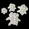 Molde de silicona palabra pelo chocolate decoración de pasteles herramientas para hornear DIY estilo chino pastel mousse