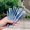Set de Cosméticos Recomendado para Chicas Corazón de Belleza Brocha para Sombras de Ojos de Cerdas Suaves Set de Brochas para Polvo Suelto para Principiantes Xingmeng