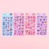Pegatinas Divertidas Huecas 3D de Relieve Estilo Caricatura Japonesa Transfronterizas para Niños Pegatinas para Planeador DIY Pegatinas Decorativas para Fundas de Teléfono