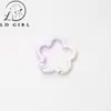 Fivela de Mola Flor de Ameixa de Cinco Pétalas para Montagem Manual Corrente de Celular Chaveiro Acessórios Presente de Formatura