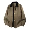 Chaqueta de Cuero 2026, Nueva Transfronteriza Talla Grande Casual Retro Chaqueta de Cuero para Hombre, Versátil, Cómoda, Moderna y a la Moda