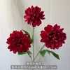 Flores Artificiais 3 Cabeças Kyle Dália Crisântemo Decoração de Casamento Casa Hotel Ornamentos Decorativos Atacado Transfronteiriço Flores de Seda