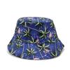 Sombrero de Pescador de Planta Tropical Nuevo Sombrero de Sol de Hoja Grande Estampado Sombrero de Sol para Hombres y Mujeres Mismo Estilo Sombrero de Protección Solar para Adultos para la Playa