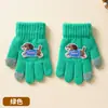 Guantes de Otoño e Invierno para Niños Nuevos Lindos Dibujos Animados Cachorro Guantes de Cinco Dedos para Niños Masculinos y Femeninos Guantes de Punto Cálidos para Bebé