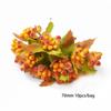 Flor Artificial Laranja Miolo de Flor de Espuma Estames de Ponta Dupla Fruta DIY Feito à Mão Grampo de Cabelo Acessórios de Cabelo Acessórios Material Venda Quente
