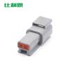 Dtm04-2P Conector Impermeable Automotriz Doméstico Enchufe para Excavadora Conector Macho y Hembra de 2 Orificios Funda de Terminal