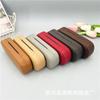 Estojo de Óculos de Madeira de Alto Padrão Personalizado pelo Fabricante, Caixa Artística e Personalizada para Armazenamento de Óculos de Miopia, Estojo de Óculos de Sol de Alto Padrão Resistente à Pressão de Cor Sólida
