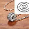 Colar de Prata 925 Masculino Estiloso Hipster Pingente Masculino Amuleto Pingente de Seis Caracteres Feminino