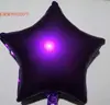 Globo de película de aluminio de placa ligera de 19 pulgadas con forma de estrella de cinco puntas decoración de boda decoración de fiesta de cumpleaños varias escenas estrella de cinco puntas al por mayor