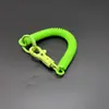 Atacado do Fabricante Chaveiro Cordão de Telefone Colorido Gelatina Porta-Cartão Chaveiro Elástico Corda Anti-Perda Corda de Mola Plástica
