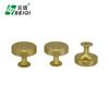 Manija Sólida Redonda de Aleación de Aluminio de un Solo Agujero, Manija de Patrón de Piña Moleteada de Lujo para Cajón de Mueble, Armario, Puerta