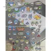 Fofo Novo Capuz de Cabeça de Camarão Adesivos de Unhas de Coelho Ins Sobremesa Bolo Gato Guka Planejador Telefone iPad Decoração