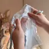 Ropa interior de encaje puro estilo deseo sexy para dropshipping 2026 nuevos calzones de mujer con abertura alta de cintura baja para verano