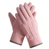 Guantes cálidos para hombre y mujer otoño e invierno pantalla táctil más terciopelo exterior ciclismo conducción invierno engrosados a prueba de viento a prueba de frío