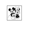 Pintura Decorativa Mickey Preto e Branco Estilo Ins Quarto Mesa de Cabeceira Pintura Pendurada Casa de Temporada Sala de Estar Mural Nórdico Simples Sala de Jantar Pintura Pendurada