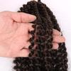 Peluca europea y americana twist comercio exterior onda de agua fibra química trenza sucia peluca onda de agua cabello de ganchillo