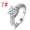 Venta al por mayor de fábrica AliExpress joyería de venta caliente accesorios coreanos anillo de moda de circonita anillo de dama pulsera