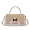 Personalidad Estilo Francés Trendy Simple y Elegante Bolso de Hombro para Mujer 2025 Primavera Nuevo Versión Coreana Casual Crossbody Bolso Cuadrado Pequeño