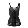 Ropa Modeladora Femenina Transfronteriza Camisola Ajustable de Cuatro Filas de Broches Corsé de Control de Abdomen Postparto Chaleco de Soporte para el Busto