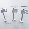 Soporte Fotoeléctrico de Aleación de Aluminio Soporte Ajustable Fotoeléctrico para Sensor Soporte Fotoeléctrico Estándar Universal 25.4