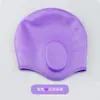 Gorro de Natación de Silicona para Protección de Oídos de Adulto, Universal para Hombres y Mujeres, Protección Impermeable Profesional Tridimensional para el Cabello, Alta Elasticidad, Gorro de Natación Ampliado