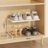 Sapateira economiza espaço, ferramenta mágica de armazenamento de sapatos, prateleira, sapateira, divisória embutida, prateleira de armazenamento em camadas multifuncional