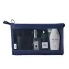 Bolsa de Maquillaje Triangular Transparente Personalizada para Viaje, Neceser Multifuncional de Gran Capacidad, Bolsa Portátil de Almacenamiento para Maquillaje y Cuidado de la Piel
