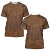 Camiseta de verano para hombre, estilo europeo y americano, con estampado digital 3D indio, informal, de manga corta, personalizable, 2022