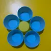 Disponível em Estoque Forminhas Redondas de Silicone para Muffin, Forminhas para Tarte de Ovo, Forminhas para Pudim, Forminhas para Bolo, Moldes para Velas DIY, Reutilizáveis