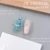 K9 Nuevo Súper Brillantes Planos Inferiores 2mm Redondos Pedrería para Uñas Pedrería Triturada Pedrería Apilada Relleno de Pedrería Corte 33 Coloridos Pegatinas para Uñas Pedrería