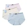 2025 nuevo mariposa Li Shu Shao ropa interior de algodón para mujer talla grande color liso triángulo modal seda de hielo shorts 3325